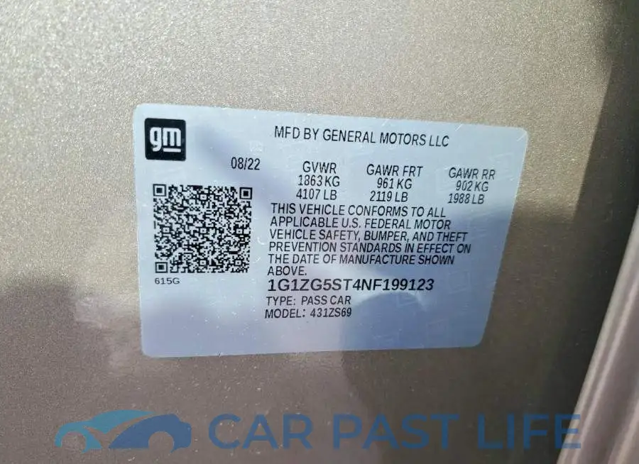 1G1ZG5ST4NF199123# 12