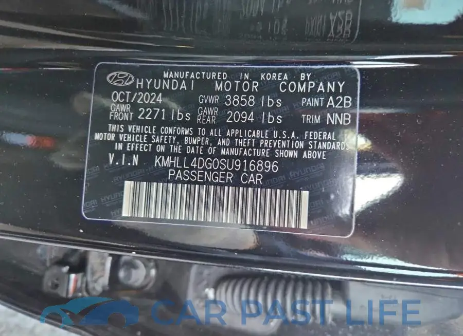 KMHLL4DG0SU916896# 12