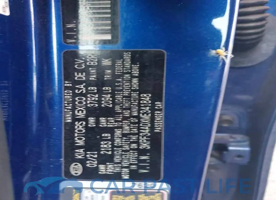 3KPF34ADXME341848# 13