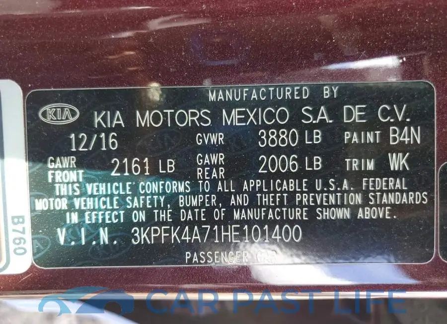 3KPFK4A71HE101400# 12
