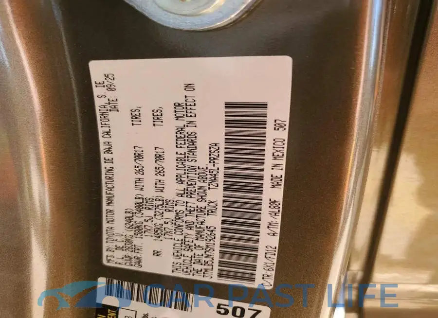 3TMLB5JN7SM192645# 13