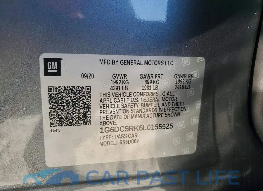 1G6DC5RK6L0155525# 12