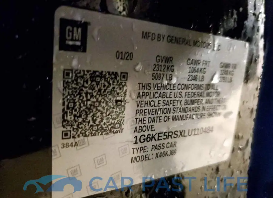 1G6KE5RSXLU110484# 12
