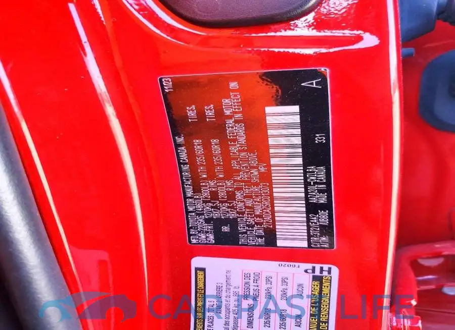 2T2ADCAZ5RC013073# 13