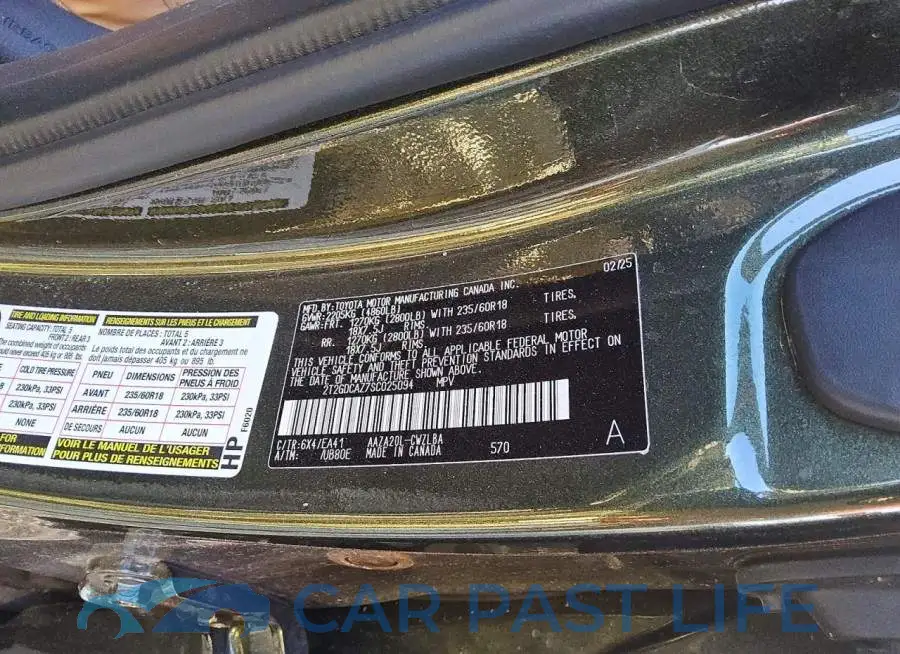 2T2GDCAZ7SC025094# 14