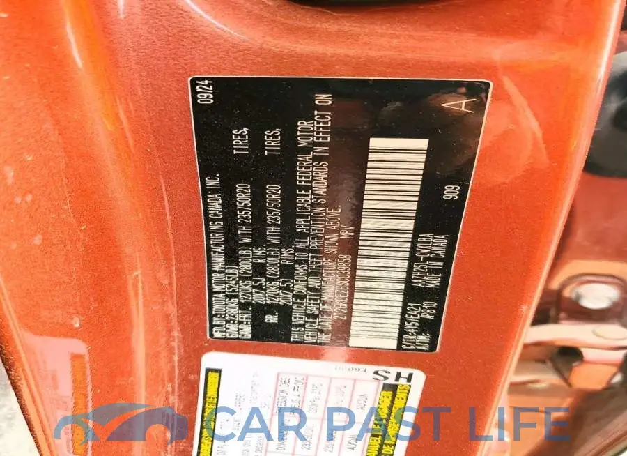 2T2GKCEZ6SC039858# 13