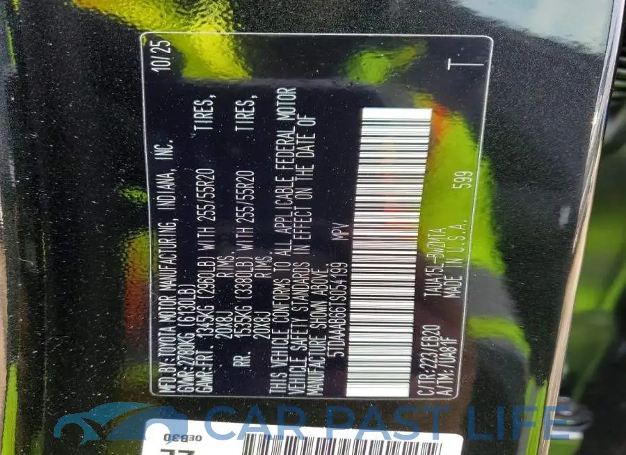 5TDAAAB66TS054199# 13