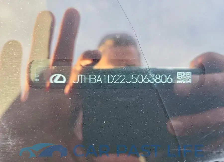 JTHBA1D22J5063806# 12