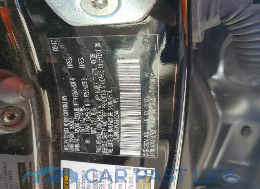 JTJBM7FX9J5182244# 13