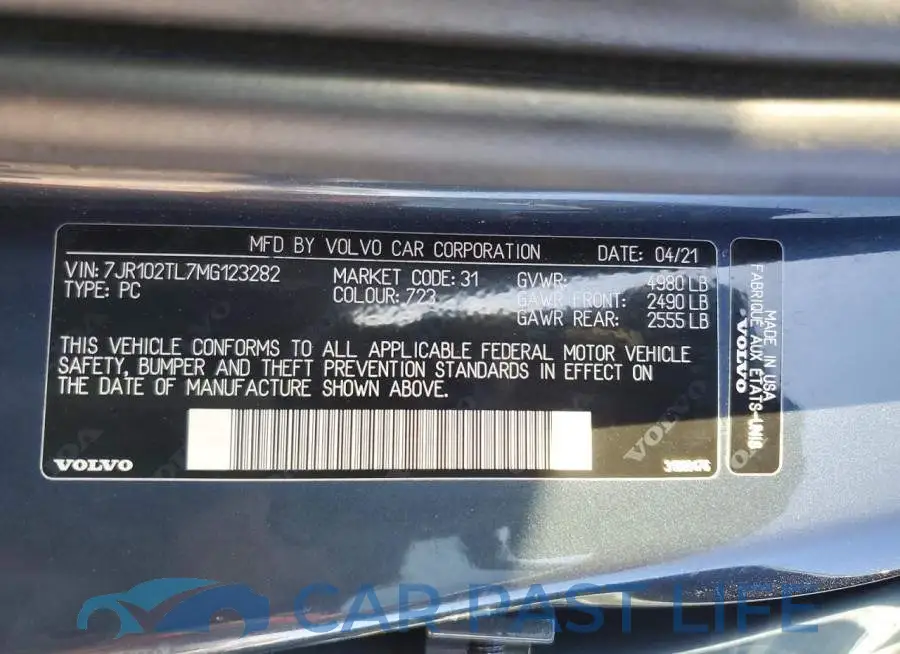 7JR102TL7MG123282# 12
