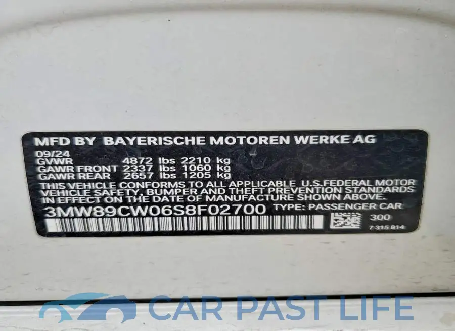3MW89CW06S8F02700# 13