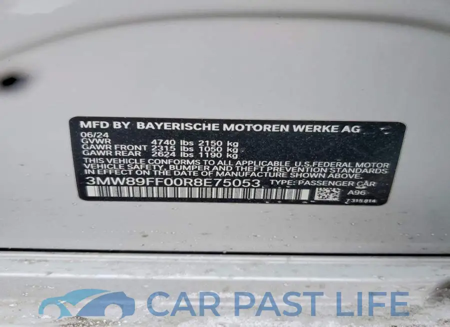 3MW89FF00R8E75053# 13