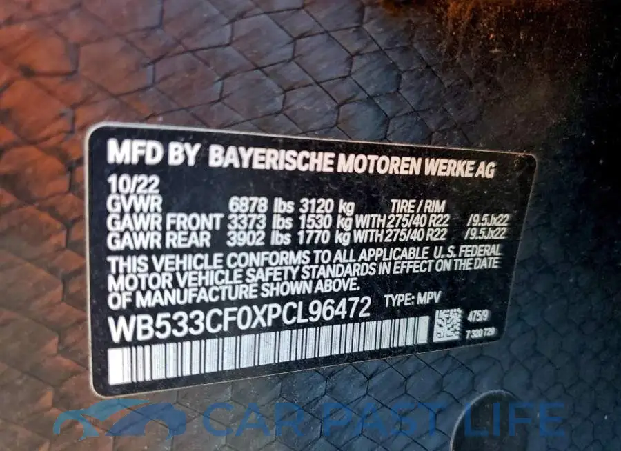 WB533CF0XPCL96472# 13