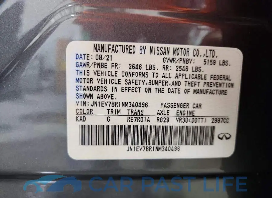 JN1EV7BR1NM340496# 12