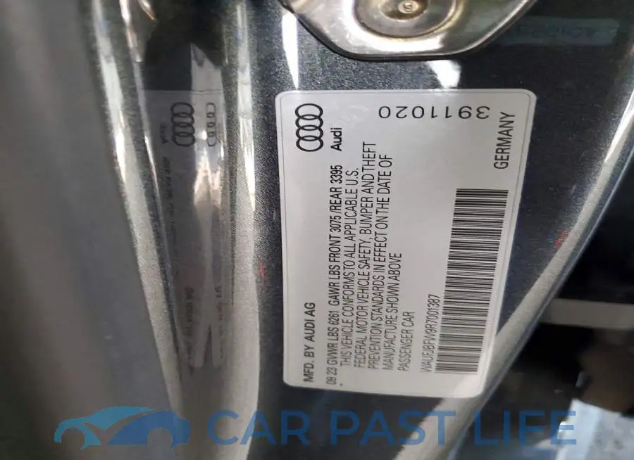 WAUFJBFW9R7001387# 13