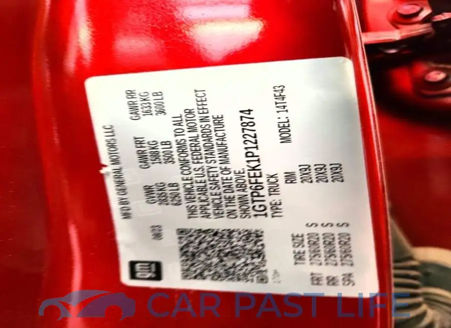 1GTP6FEK1P1227874# 12