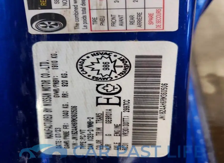 JN1BZ4AH6RM360506# 12