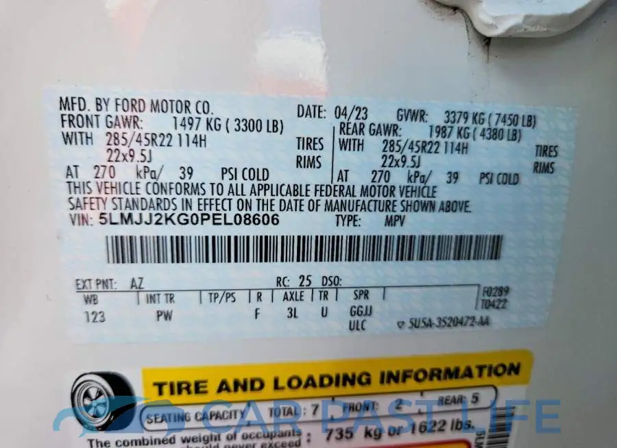 5LMJJ2KG0PEL08606# 13