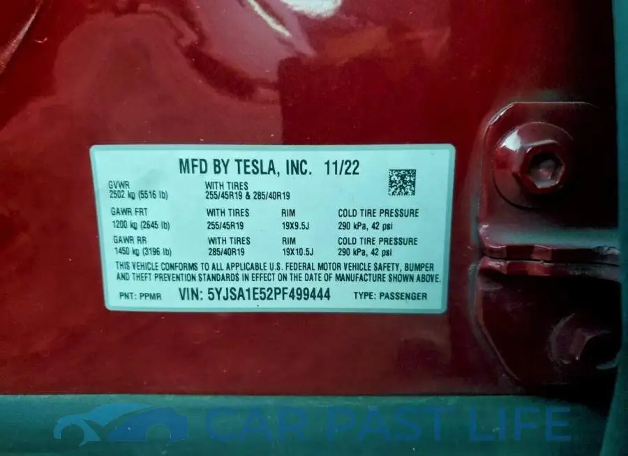 5YJSA1E52PF499444# 13