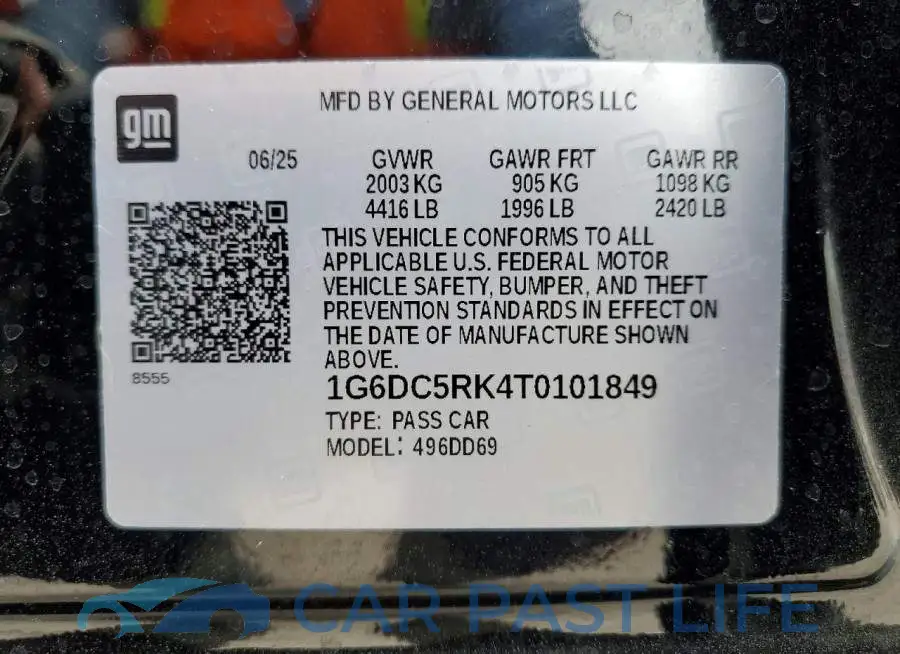 1G6DC5RK4T0101849# 13