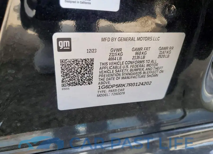1G6DP5RK7R0124202# 12