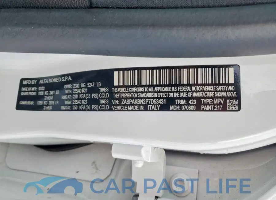 ZASPAKBN2P7D53431# 13