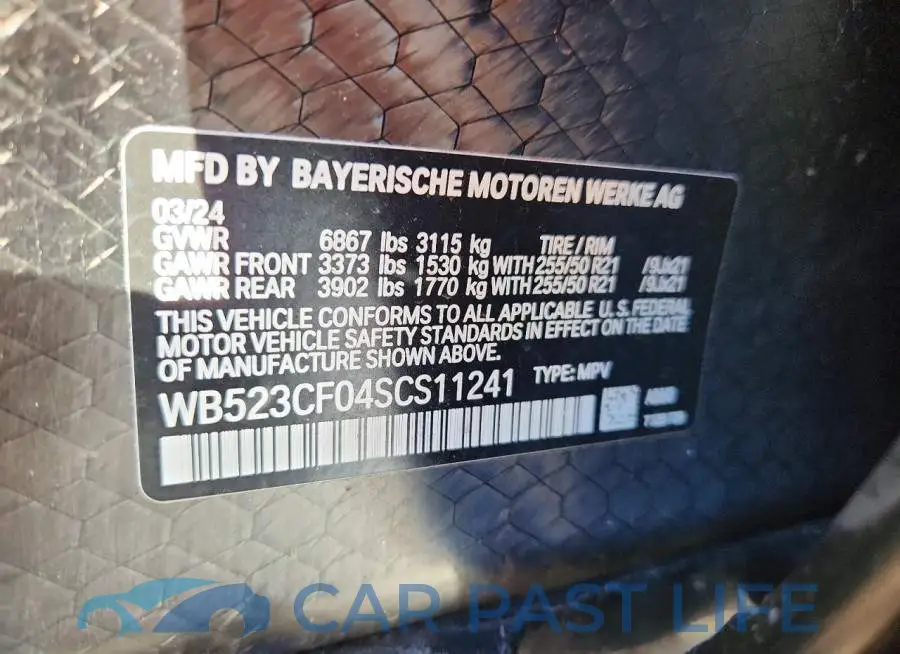 WB523CF04SCS11241# 12