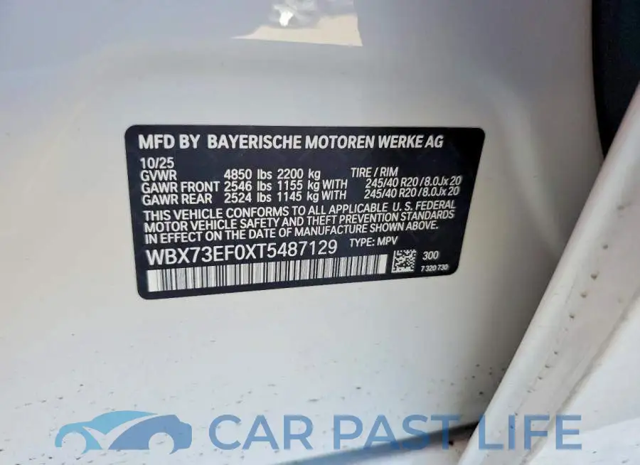 WBX73EF0XT5487129# 14