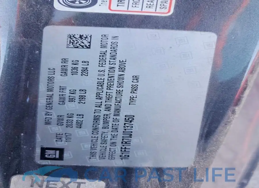 1G1FF1R70J0137450# 13