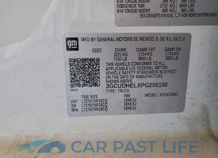 3GCUDHELXPG250150# 12
