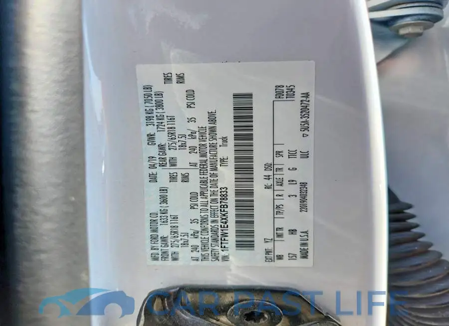 1FTFW1E4XKFB78833# 13