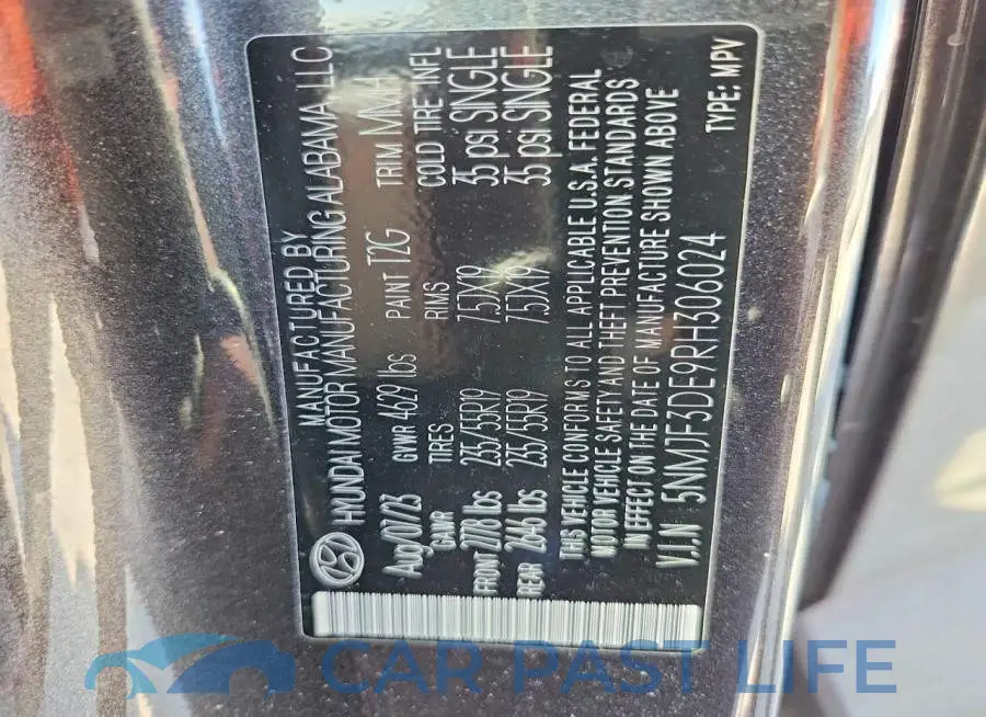 5NMJF3DE9RH306024# 14
