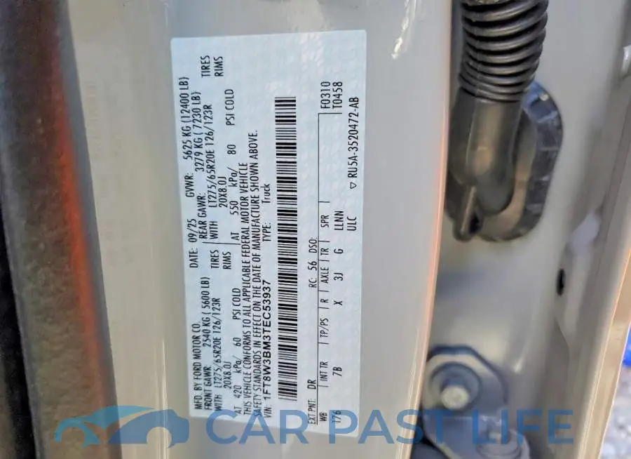1FT8W3BM3TEC53937# 13