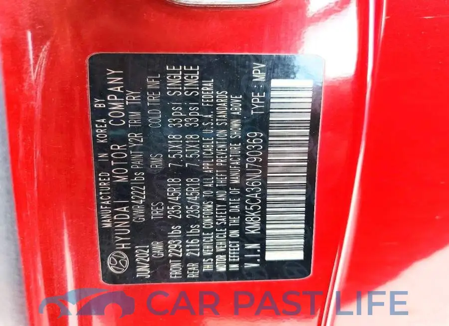 KM8K5CA36NU790369# 13