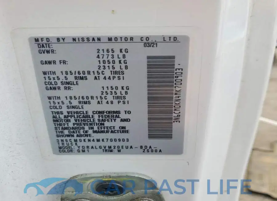 3N6CM0KN4MK700903# 14