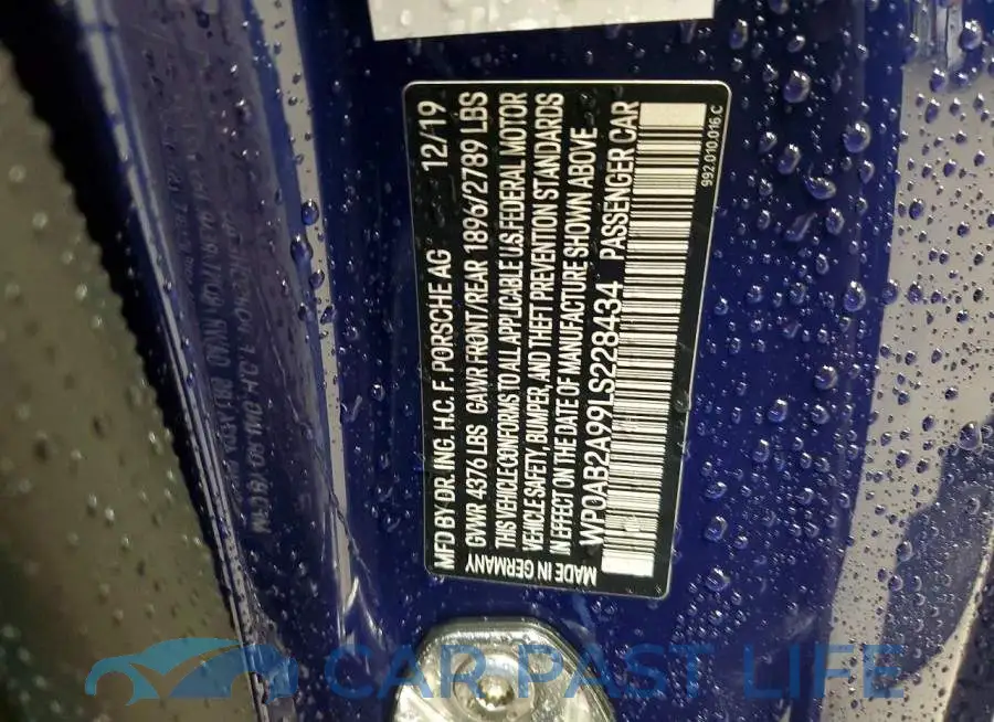 WP0AB2A99LS228434# 12