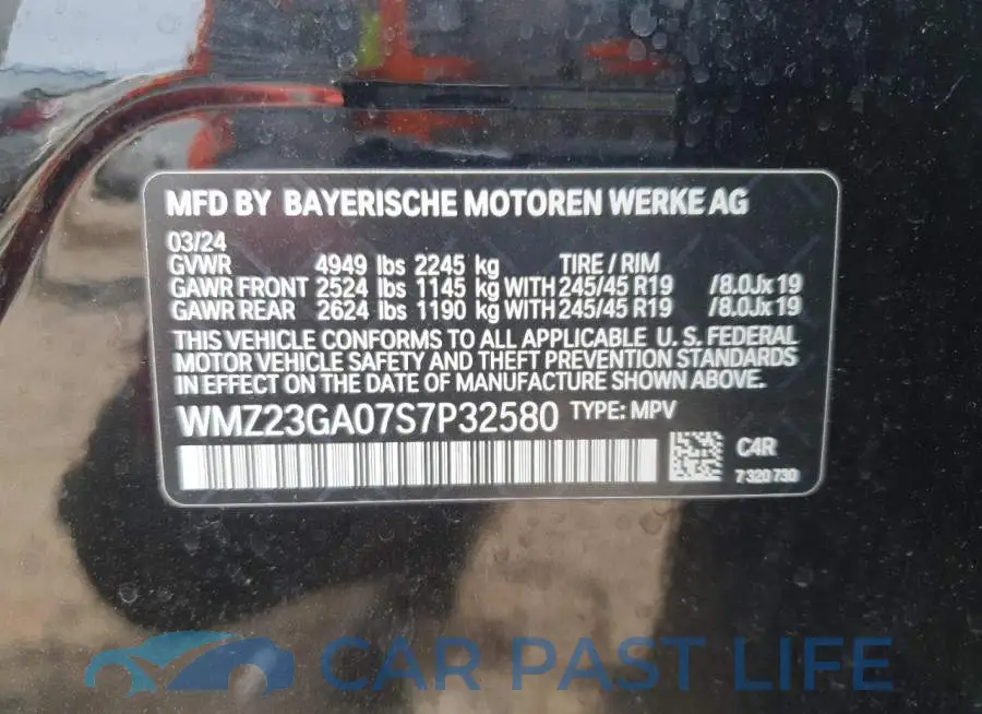 WMZ23GA07S7P32580# 12