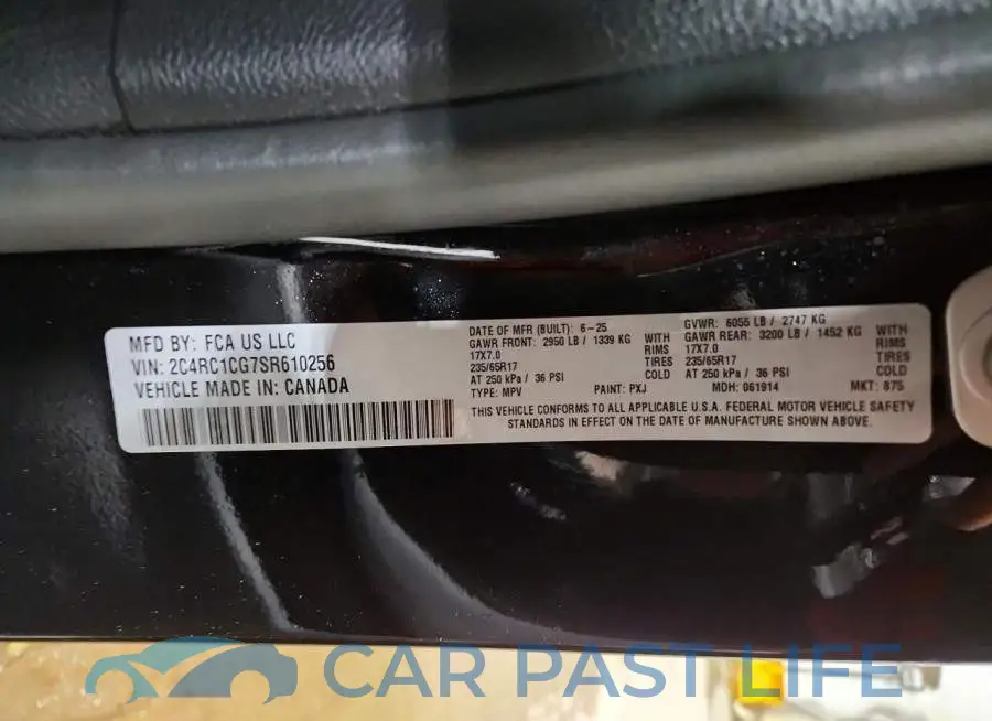 2C4RC1CG7SR610256# 13