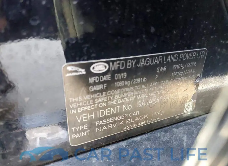 SAJAS4FX4KCP52426# 12