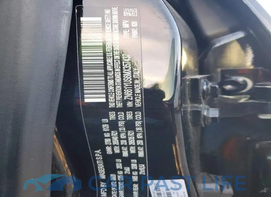 ZN661YUS6MX357437# 12