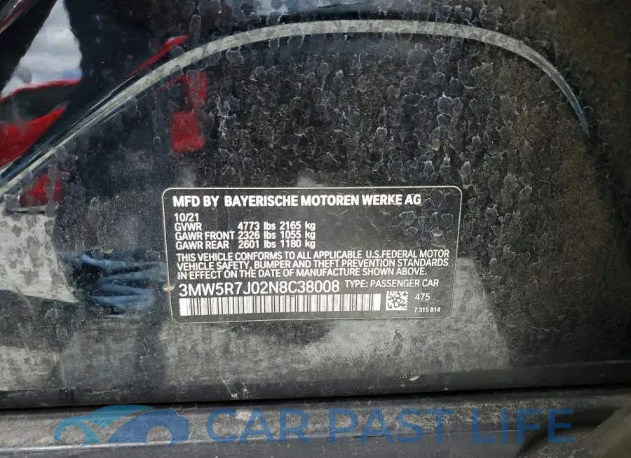 3MW5R7J02N8C38008# 12