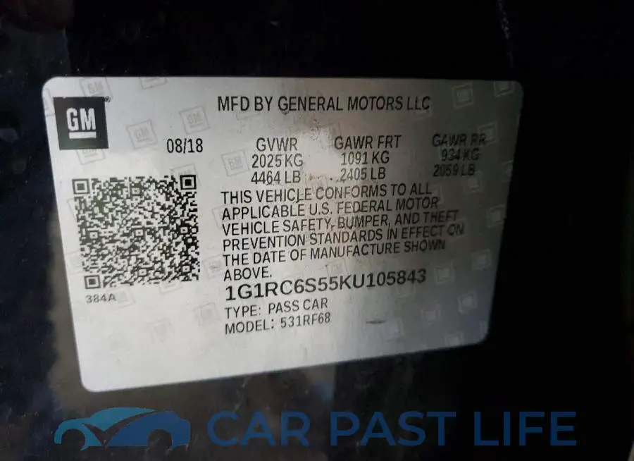 1G1RC6S55KU105843# 12