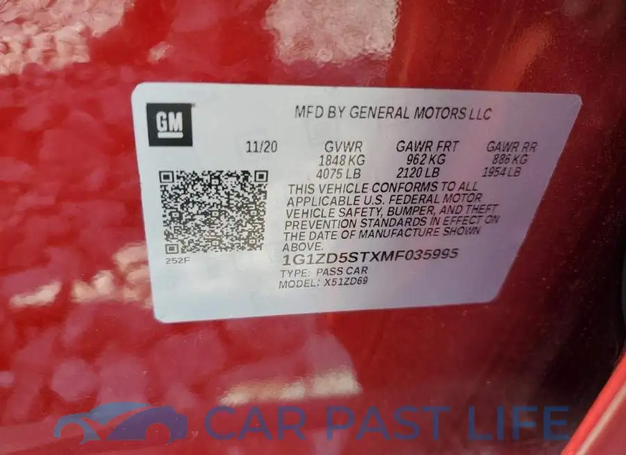 1G1ZD5STXMF035995# 12