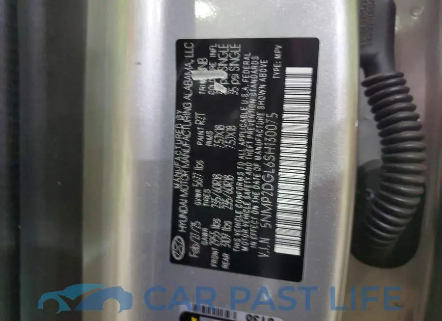 5NMP2DGL6SH130075# 14