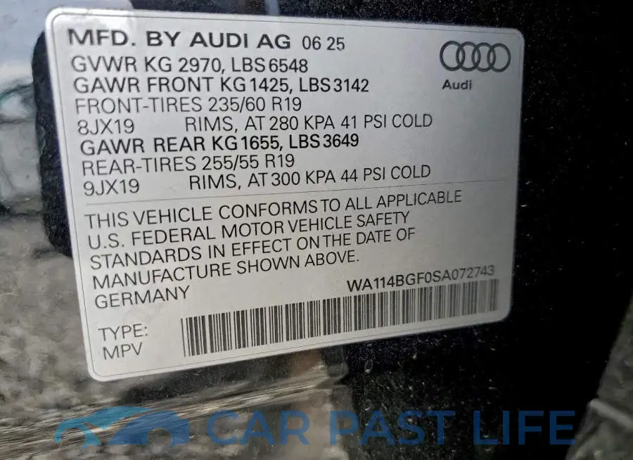 WA114BGF0SA072743# 14