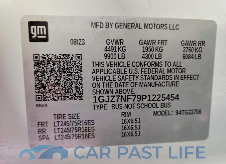 1GJZ7NF79P1225454# 14