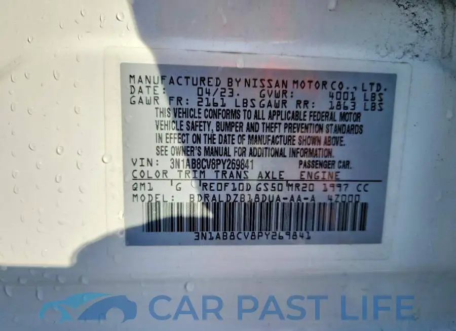 3N1AB8CV8PY269841# 12