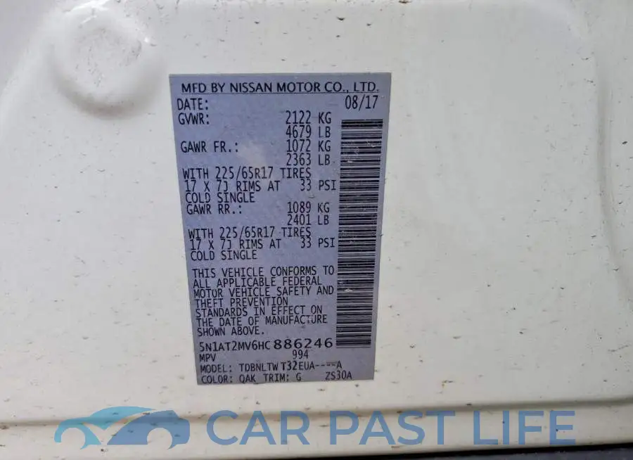 5N1AT2MV6HC886246# 13
