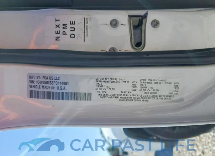1C4PJMMB3PD114981# 14
