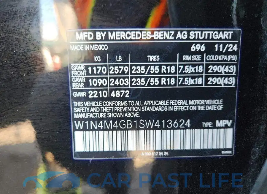 W1N4M4GB1SW413624# 13